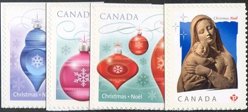 Canada #2412-15 Christmas 2010, set of 4